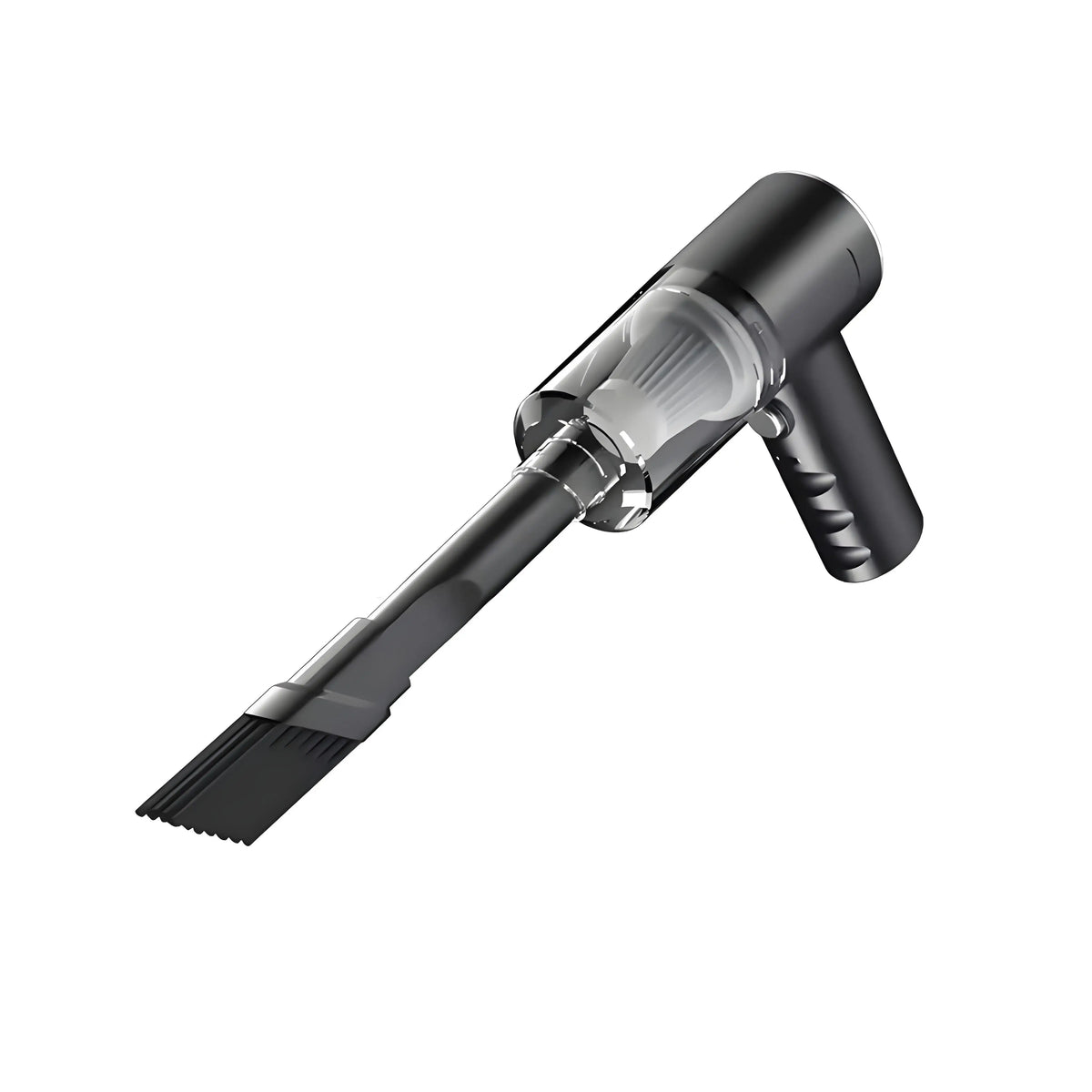 Cordless Compact Car Vacuum Cleaner with Wireless Charging, Dual Suction & Blowing for High-Power Interior Detailing