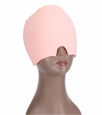 Migraine Gel Cold Ice Head Wrap Pack Headache Relief Hat Compress Face Mask