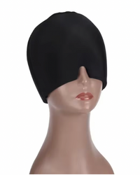 Migraine Gel Cold Ice Head Wrap Pack Headache Relief Hat Compress Face Mask