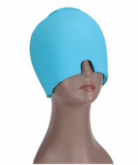 Migraine Gel Cold Ice Head Wrap Pack Headache Relief Hat Compress Face Mask